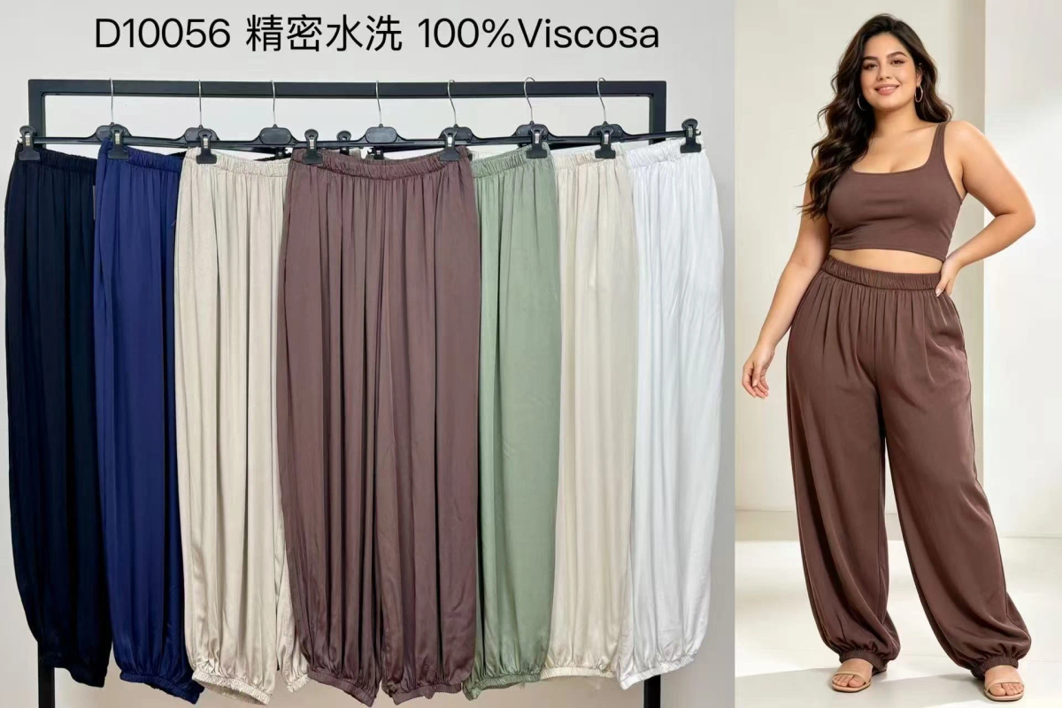 Bohemian fluid pants – elastic waist & loose fit 2