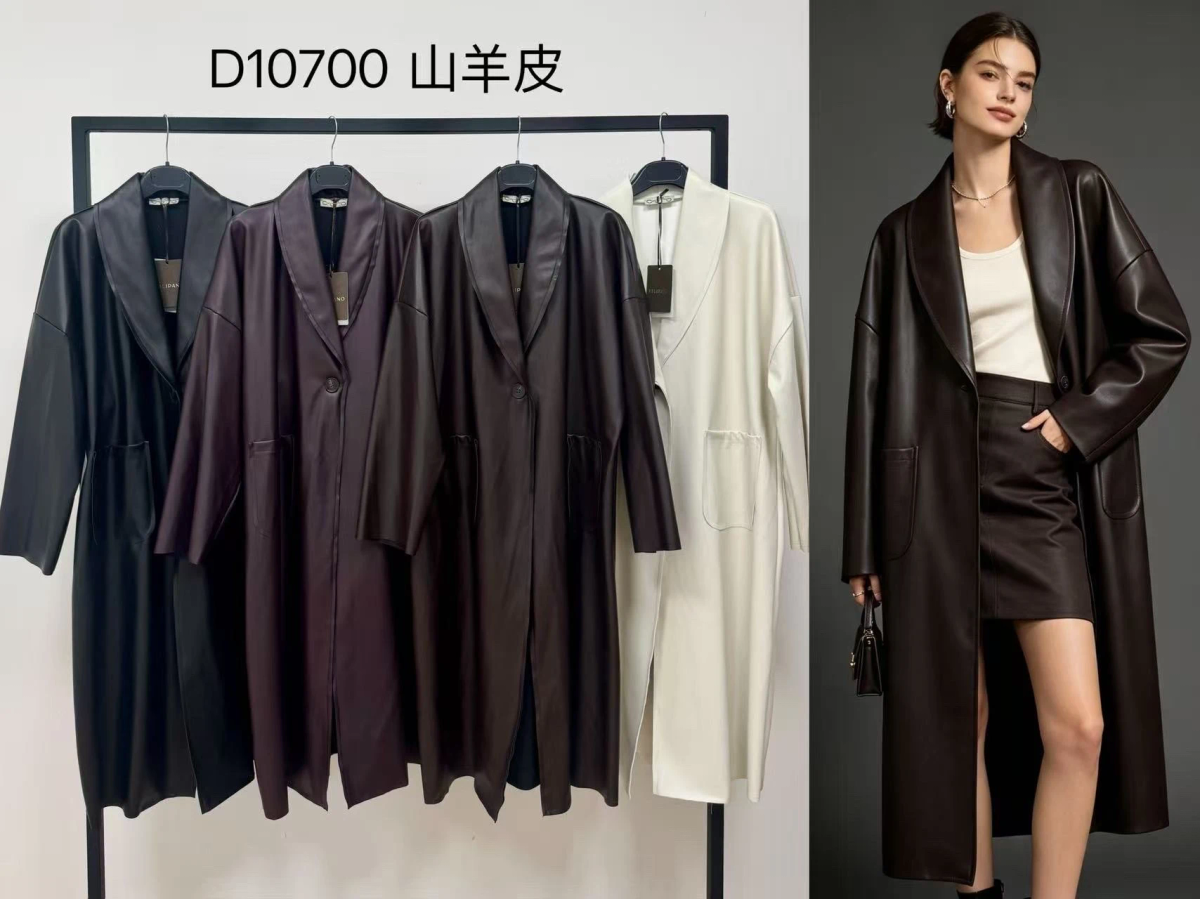 Veste longue simili cuir – Coupe oversize élégante 2
