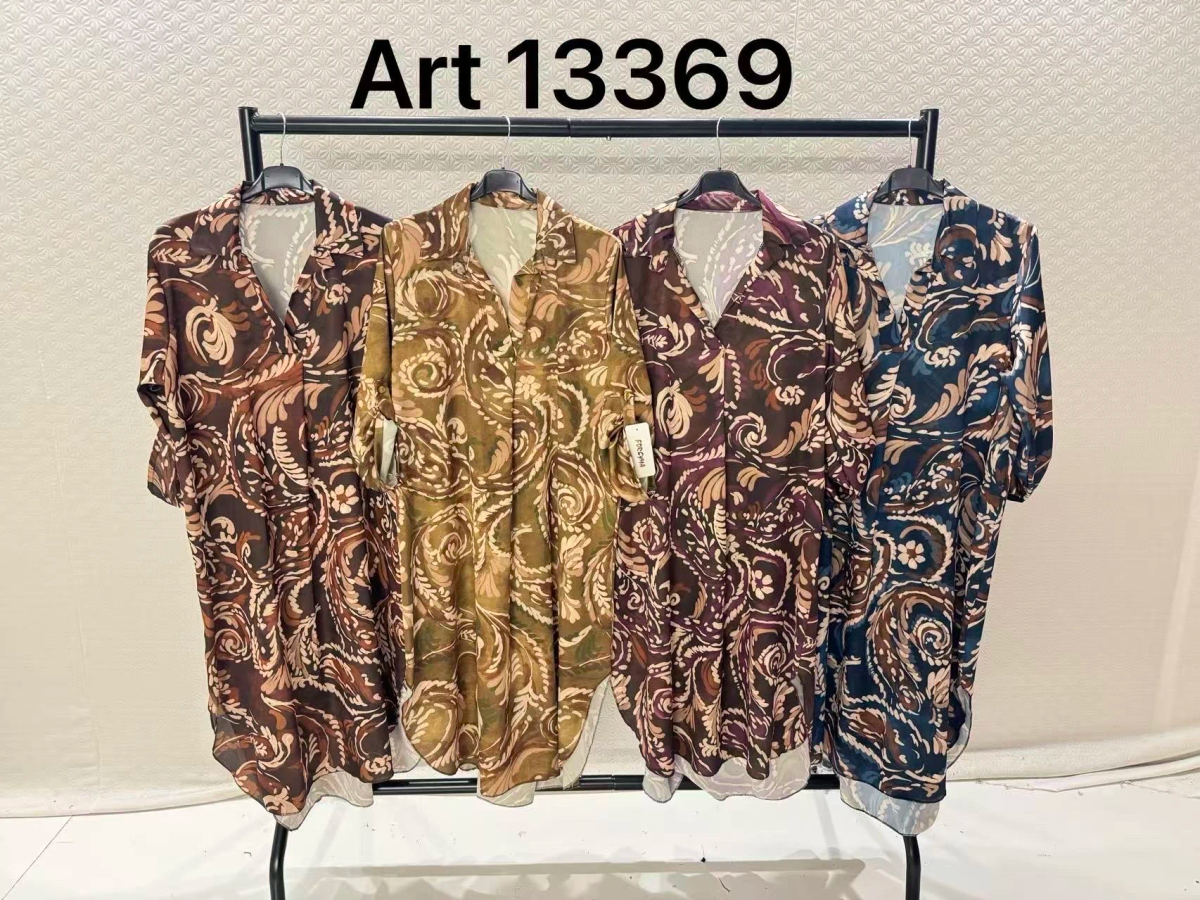 Robe chemise imprimée bohème – Coupe ample et fluide 2