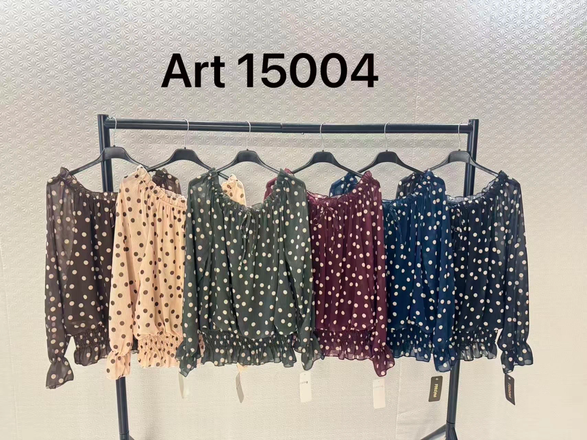 Blouse imprimé épaulées dénudées doublure viscose 2