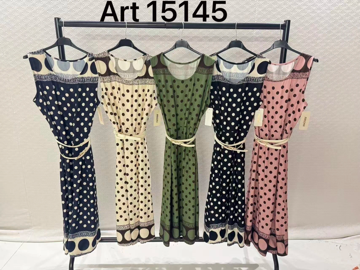 Robe Longue Bohème à Pois – Élégance Chic Été 2