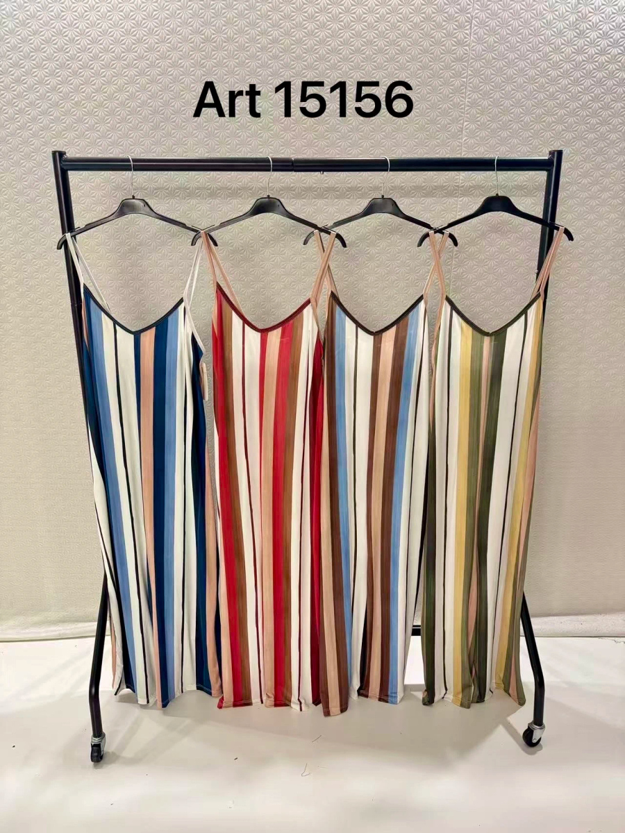Striped print strap jumpsuit 3