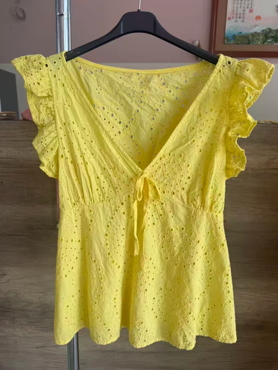 Ruffled english embroidery top – bohemian spirit 2