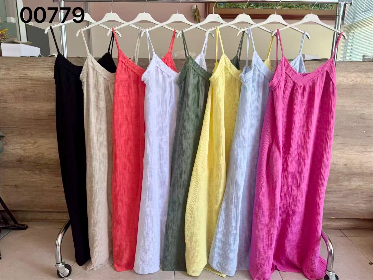 Robe Longue en Gaze de Coton – Élégance Bohème 2