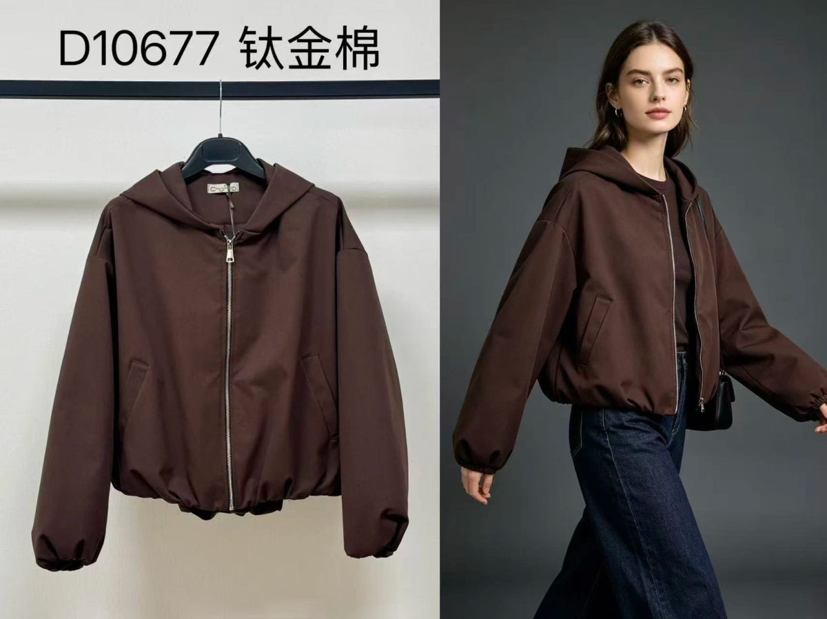 Zip-up hooded bomber vest – oversized fit 2