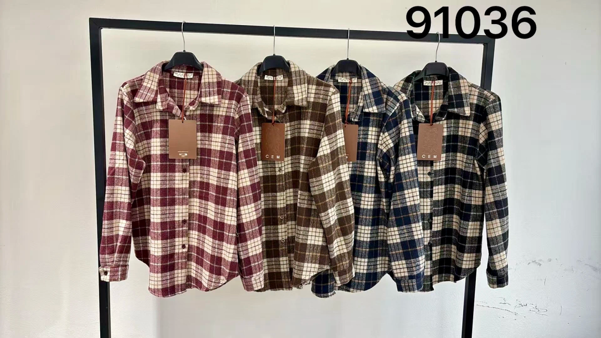 Chemise à carreaux Oversize effet flanelle 2