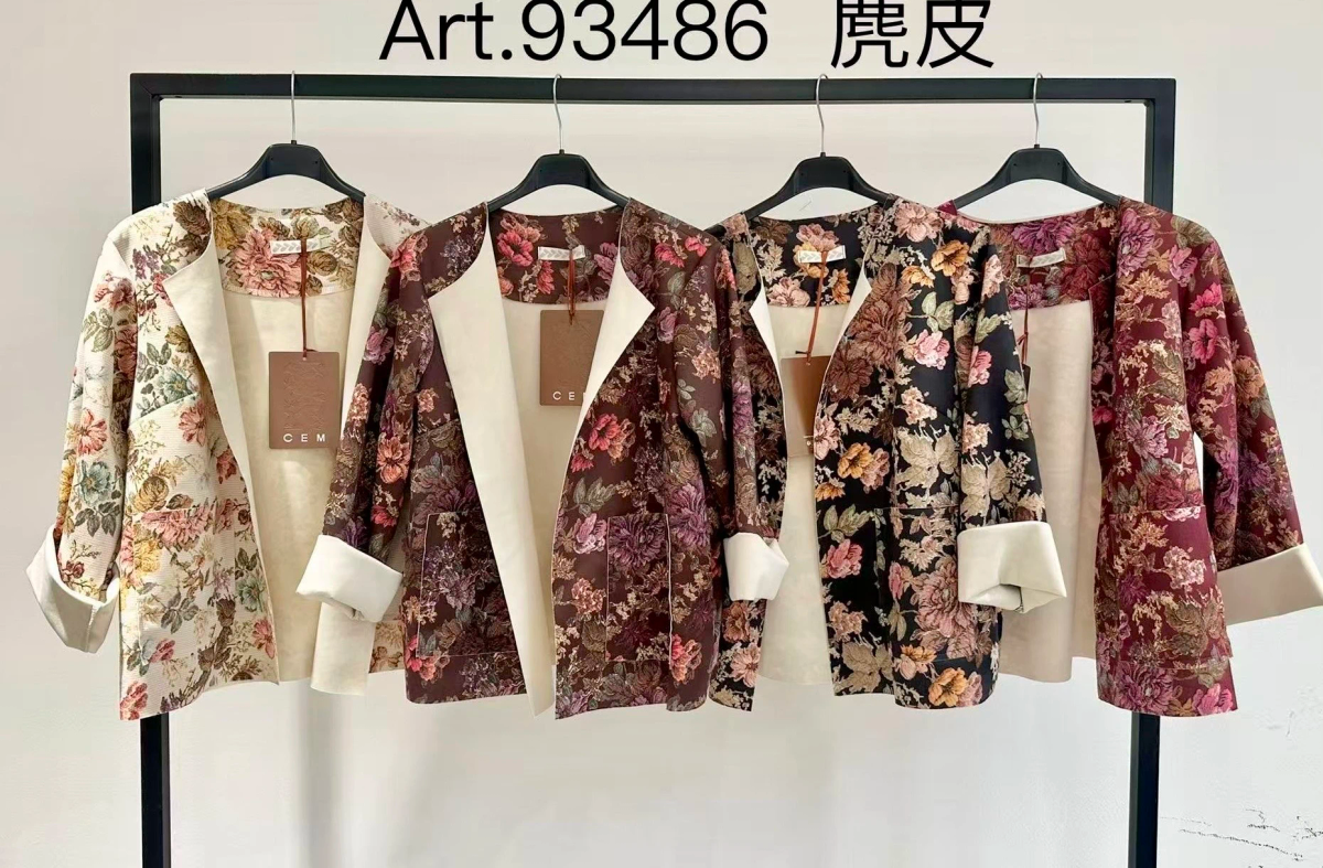 Floral suede jacket 2