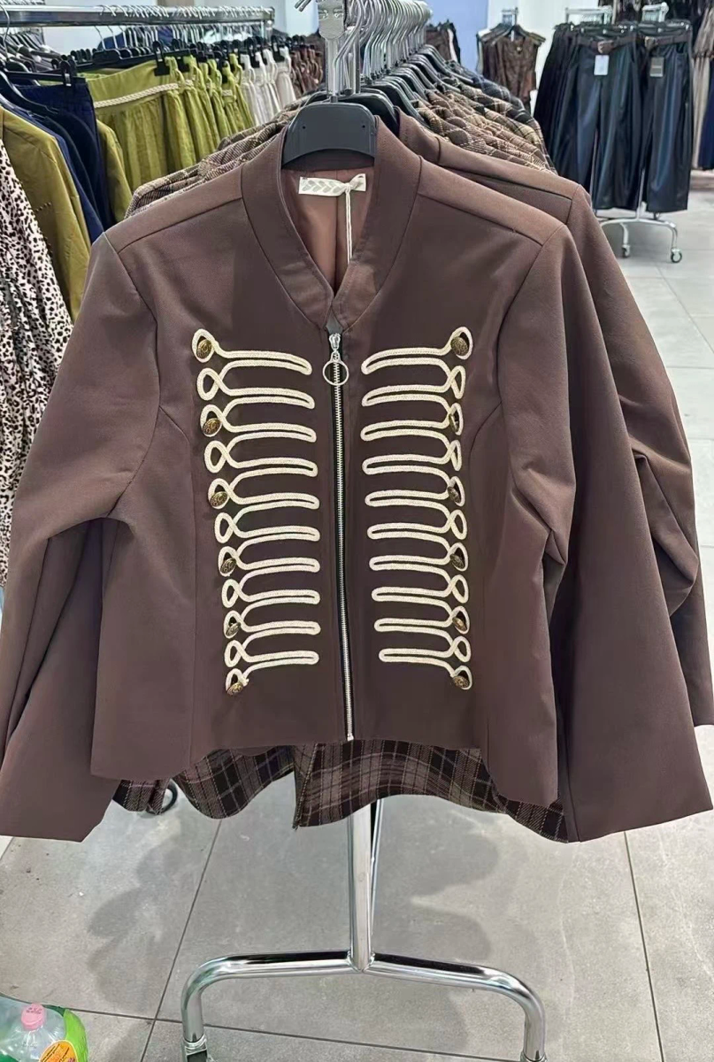 Zipped officer jacket 2