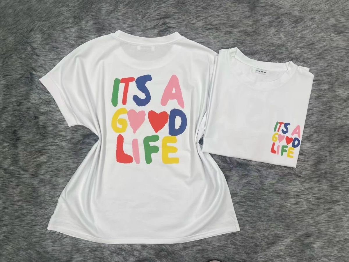 T-shirt coton imprimé tendance qualité premium 2