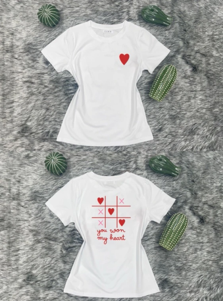 T shirt coton imprimé tendance 2