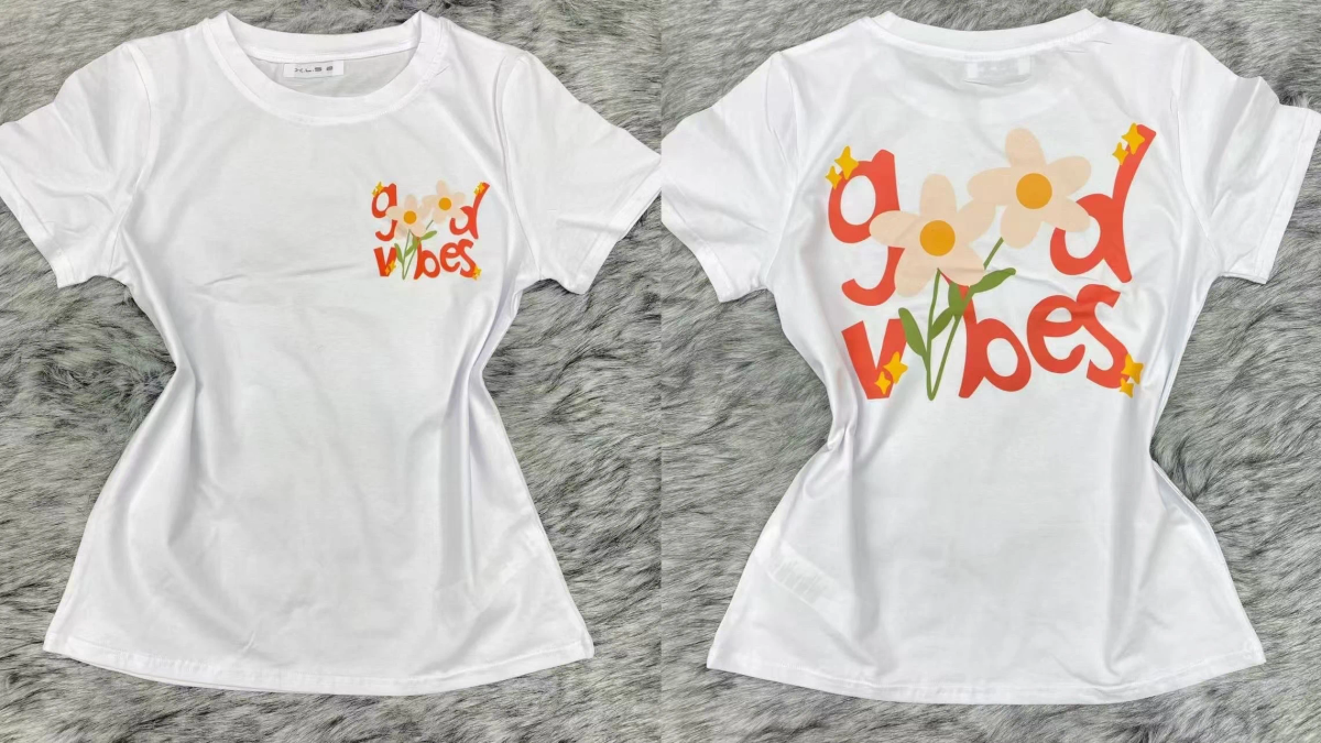 T shirt coton imprimé tendance 2