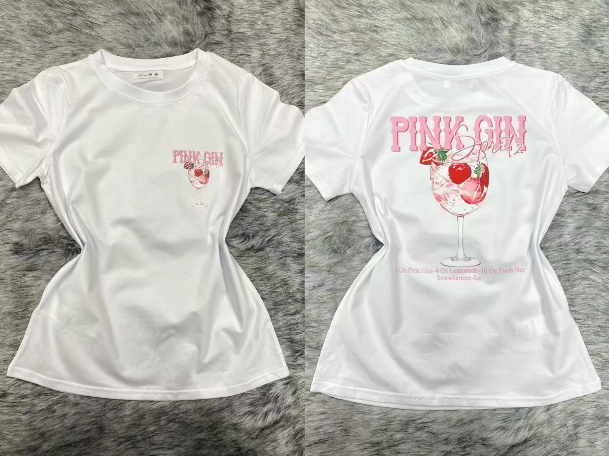 Trendy printed cotton t-shirt 2