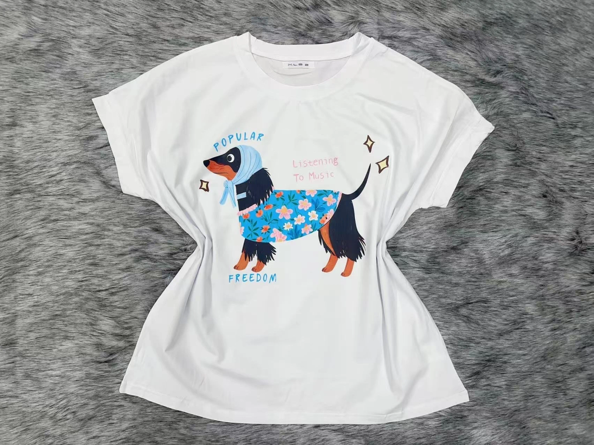 T-shirt coton imprimé tendance qualité premium 2