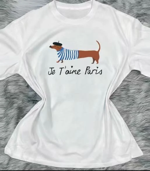 Trendy printed cotton t-shirt 2