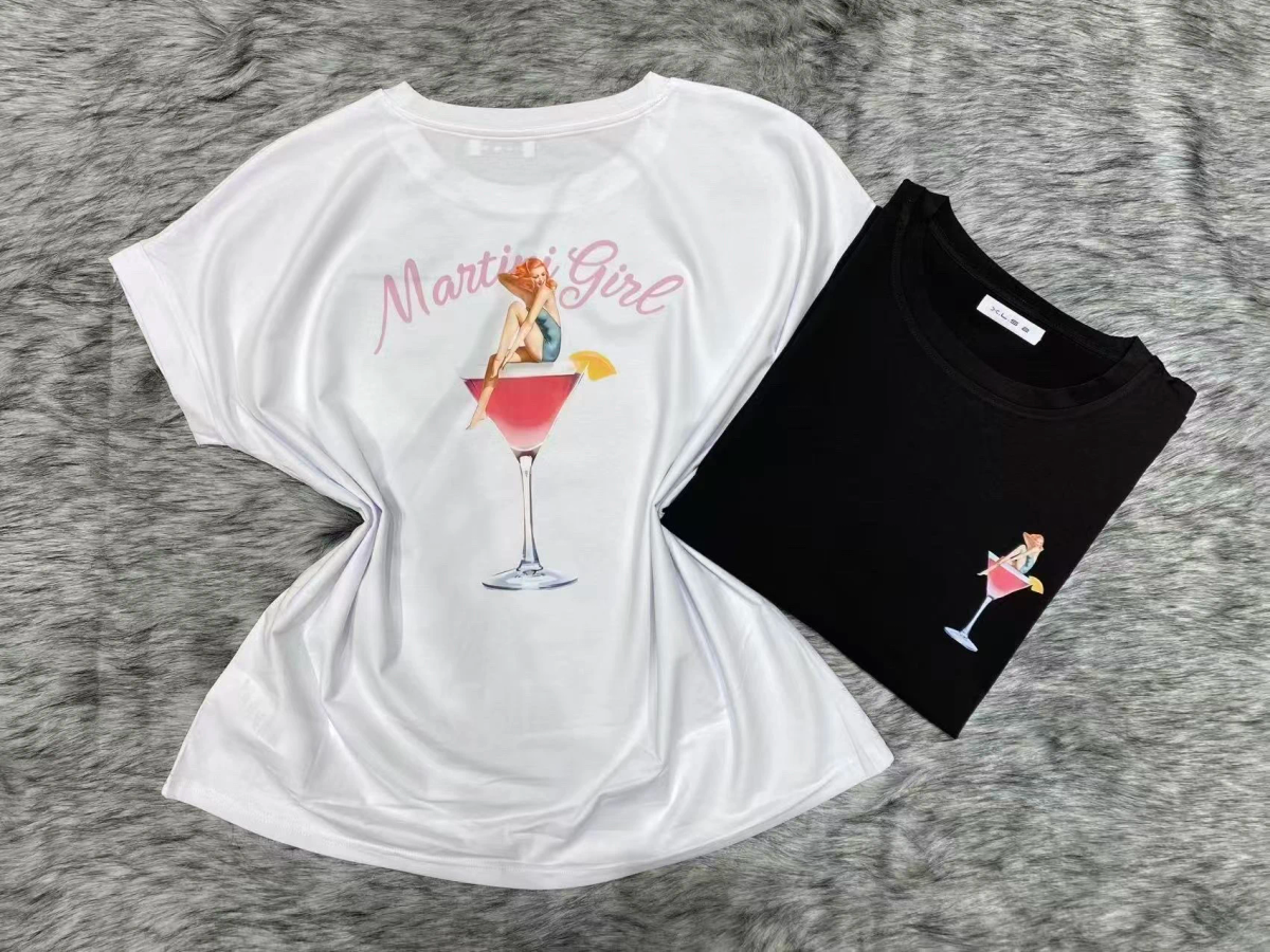 Trendy printed cotton t-shirt 2