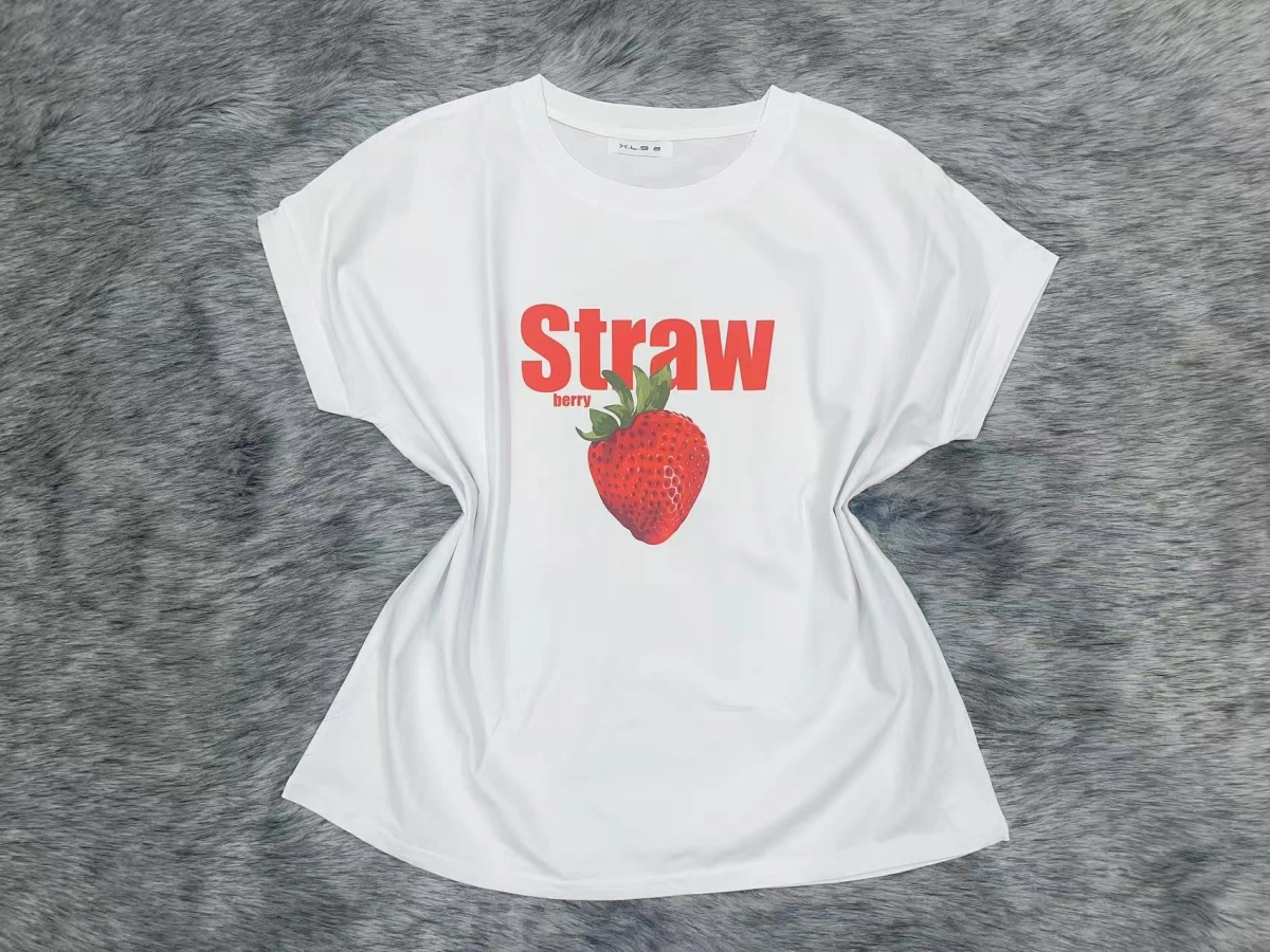Trendy printed cotton t-shirt 2