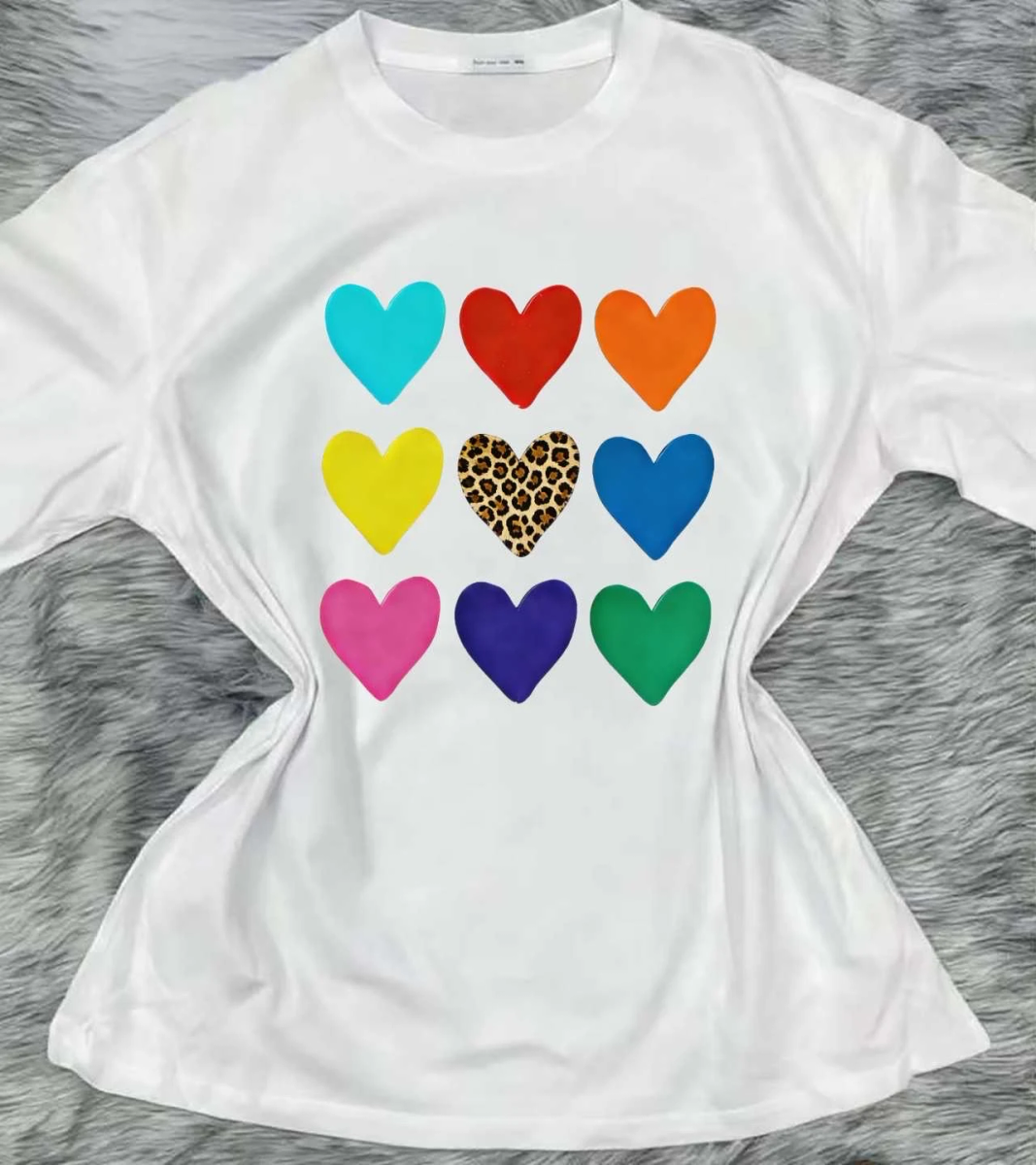 Trendy printed cotton t-shirt 2